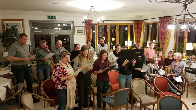 Chorprobe Adventkonzert
