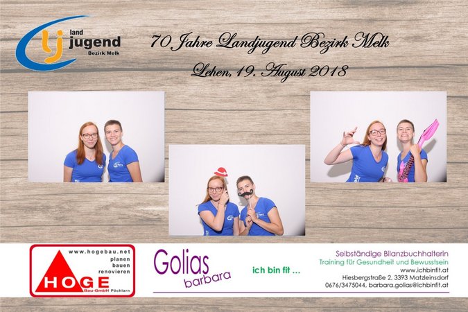 70 Jahr Feier - Fotobox